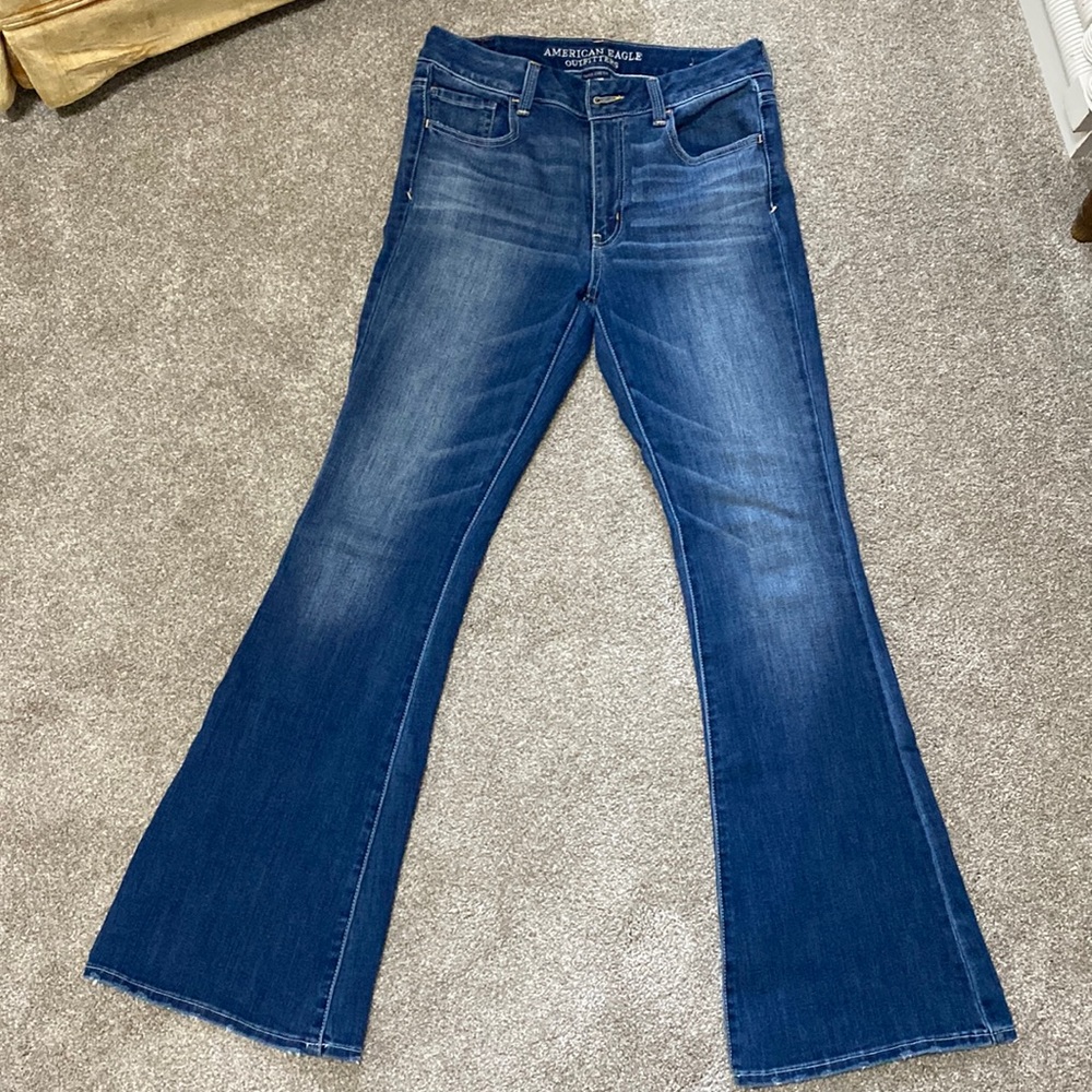 American Eagle Hi-Rise Artist Flare Jeans
